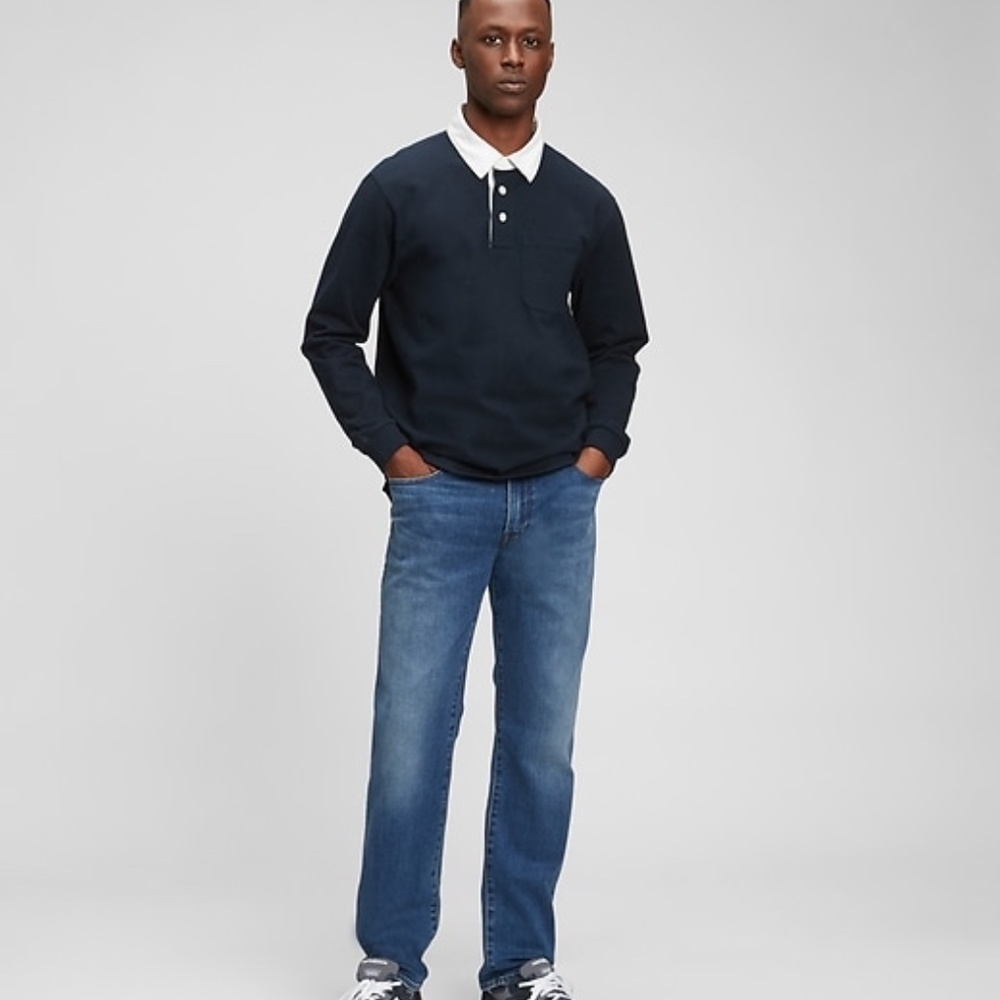 Men’s GapFlex Straight Jeans NWT Indigo